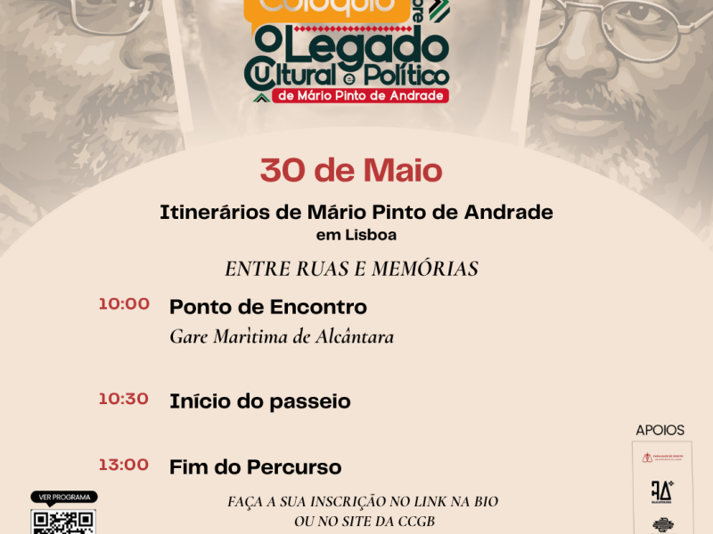 ITINERÁRIOS DE MÁRIO PINTO DE ANDRADE EM LISBOA